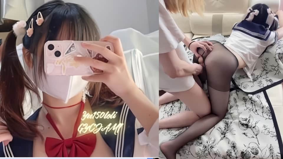 【制服嫩妹控必备】人形小母狗，清纯萝莉女奴【玉宝涩涩Yu150loli】性爱群P自慰，花样多 (3)